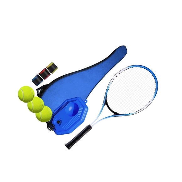 ZLight Portable Tennis Equipment Training Sessions Suited For Indoor Outdoor Practice And Backyard Tennis Racket And Beginner Style A