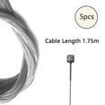 thumbnail image 4 of Cable de bicicleta de 5 piezas, desviador de bicicletas de montaña galvanizado, portátil, para deportes al aire libre, Kit de alambre interno Ciclismo Línea de palanca de cambios delantera Soidarity OD025709-01, 4 of 6