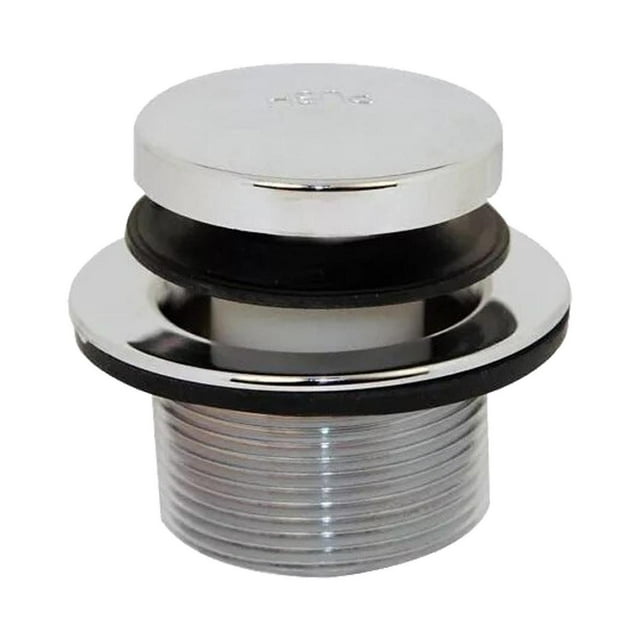 Tapon Control Cromado Desagüe Tina/Bañera 22IP P/Agujero 2" plateado 2"