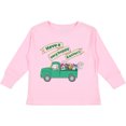 thumbnail image 3 of Inktastic Have a Very Hoppy Easter Green Bunny Truck Boys or Girls Long Sleeve Toddler T-Shirt, 3 of 5
