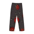 thumbnail image 5 of Daiia Red Ladybugs Men's Sleep Pant with Pockets and Drawstring,Pajama Pants-Medium, 5 of 9