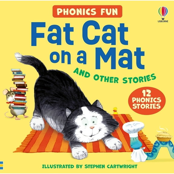 Phonics Story Collections Usborne Phonics - Fat Cat on a Mat and Other Stories, (Hardcover)
