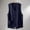 Navy, variant on LADIGASU Men Solid Color Summertime Casual Retro Sleeveless Button V-neck Collar Waistcoat Shirt