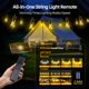 thumbnail image 2 of Luces de cadena solares FUANXIEI S14 de 15 m con control remoto e impermeables, 2 of 9