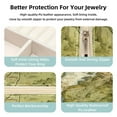 thumbnail image 3 of Map Section Travel Portable Jewelry Stand and Organizer Box - Square Storage Box for Rings, Earrings, Necklaces, Bracelets, and More - Suitable for Girls and Women - Jewelry Boxes for Travel, 3 of 6