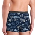 thumbnail image 5 of Balery Hawaii Palms Men's Boxer Briefs, Soft and Breathable Cotton Underwear with nylon Waistband-Large, 5 of 9