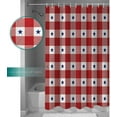thumbnail image 3 of Sonernt Independence Day 4th of July Shower Curtain for Bathroom with Hooks 72x72 Inches Polyester Fabric Shower Curtain Sets Washable Bath Curtains Decor Patriotic American Flag Red, 3 of 7