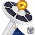 thumbnail image 1 of Aodebiao Solar Powered Flagpole Light, Energy Saving Auto On/Off, High Brightness LED, Waterproof, Easy Install for Outdoor Flag, Garden, Patio, Driveway, 1 of 3