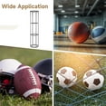 thumbnail image 6 of 3 Layer Vertical Ball Stand Rack, 13 x 56.7 Inches Metal Ball Storage Cage Ball Holder, Space-Saving Garage Sports Ball Storage Organizer, Sports Basketball Football Rack Organizer, 6 of 6