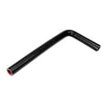 thumbnail image 2 of HPS Performance HPS-HTSEC90-075-L5X12-BLK 0.75 in. 90 deg Silicone Elbow, Black - 5 & 12 in., 2 of 3