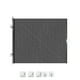 thumbnail image 2 of PVC Pet Gate Fence | Retractable Transparent Jump Proof Barrier | No Drill Installation | Strong Clips & Double Row Snap | Expandable Length 49.21in | Black PVC | 1 Pack, 2 of 6