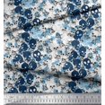 thumbnail image 2 of Soimoi polyester Crepe Fabric Skull Halloween Print Fabric by Yard 42 Inch Wide, 2 of 3