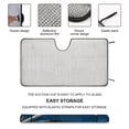 thumbnail image 3 of Descendants 2 Movie Car Windshield Sunshade Umbrella Stylish Foldable Reflective Sun Visor Front Window Cover Protector Accessories, 3 of 8