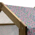 thumbnail image 4 of Cherry Blossom Pet House, Japanese Nature Inspired Sakura the of Renewal and Hope, Outdoor & Indoor Portable Dog Kennel with Pillow and Cover, 5 Sizes, Blue Grey Green and Pink, by Ambesonne, 4 of 4