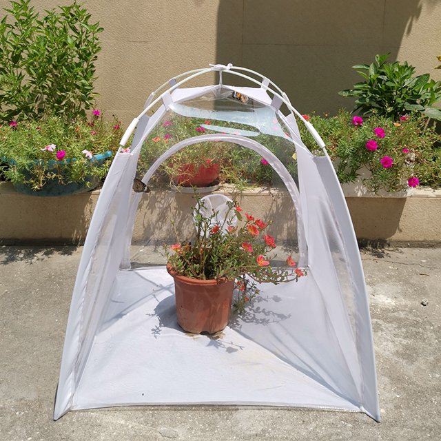 Invernadero de plantas plegable, invernadero de mariposas multifunción para cultivo de jardín para tomates LingWen 9024715711151