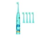 thumbnail image 1 of Cepillos de dientes eléctricos para niños con 4 cabezales de cepillo, 3 modos con memoria, IPX7 a prueba de agua, temporizador inteligente incorporado de 2 minutos, cepillos de dientes para bebés y niños de 2 a 12 años Vhermosa 223348-2, 1 of 8