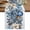Blue, variant on Navy Blue Christmas Table Runner 48 Inches, Poinsettia Xmas Ball Berry Winter Bed Runner Dresser Scarves Tabletop for Indoor Outdoor Parties/Ceremony/Banquet, 13" x 48"