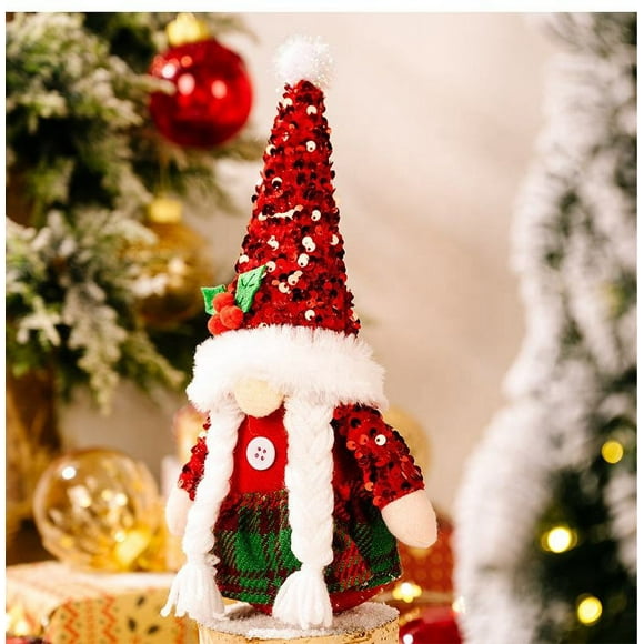 Christmas Gnome Handmade Santa Gnomes Swedish Tomte Decorations Gnome Ornaments for Xmas Party Indoor Home Christmas Tree Decoration Birthday Gifts Christmas gift for Friends Kids Adult