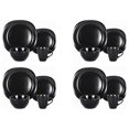 thumbnail image 4 of Stoneware Square 16pc Dinnerware Set, Matte Black, 4 of 5