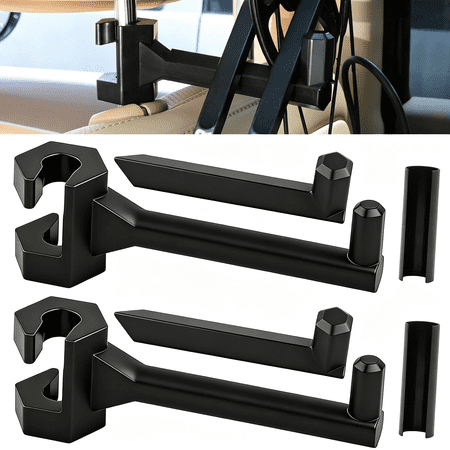 BESTSKY Bow Hanger for Truck 2 Set Archery Hunting Shooting Bracket Headrest Mount Universal Compound Bow Holder for Vehicle Storage and Hunting Transport