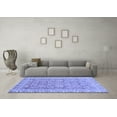 thumbnail image 3 of Ahgly Company Indoor Rectangle Abstract Blue Modern Area Rugs, 7' x 9', 3 of 4
