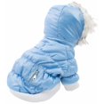 thumbnail image 2 of Pet Life Classic Metallic Winter Dog Coat with Zippered Removable Fur Hood - Dog Jacket Features 3M Thinsulate Insulation Warming Technology - Dog Clothes Sizing fits Small Medium and Large Dogs, 2 of 5