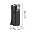 thumbnail image 3 of Clip-On Mini LED Flashlight for Hats & Gear, Ultra-Bright Portable Emergency Light with 360° Rotating Head - Perfect for Camping, Fishing & Outdoor Activities,Black, 3 of 5