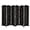 Black, variant on AINUO 6-Panels Tall Rattan Room Divider, 6 FT Folding Privacy Screen, Freestanding Hinged Indoor Partition Wall Space Separator, Black