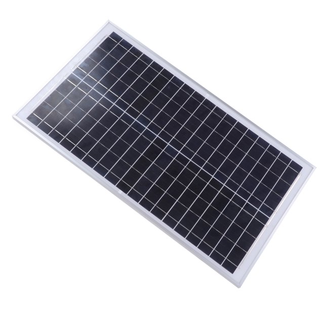 Panel Solar Fotovoltaico, Voltaje Máximo De Trabajo De 18 V, Panel Solar Fácil De Montar, Seguro Para Pequeños Campamentos Secos ANGGREK Otros