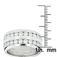 thumbnail image 3 of Luxurman Unique Platinum Round Natural Diamond Men's Wedding Ring (Size 6), 3 of 4