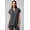 Onyx, variant on Women's Evolve 3-Pocket Scrub Top with an Oversized Fit - MotionTech, 4-Way Stretch, Wrinkle-Resist, Anti-Shrink (Sizes Vary)