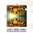 thumbnail image 6 of Fall Magnetic Mailbox Cover Standard Size 21x18 Inches Sunflower Pumpkin Mailbox Wraps Waterproof Autumn Flower Mailbox Post Letter Box Covers for Home Garden Yard Outside Decoration, 6 of 6