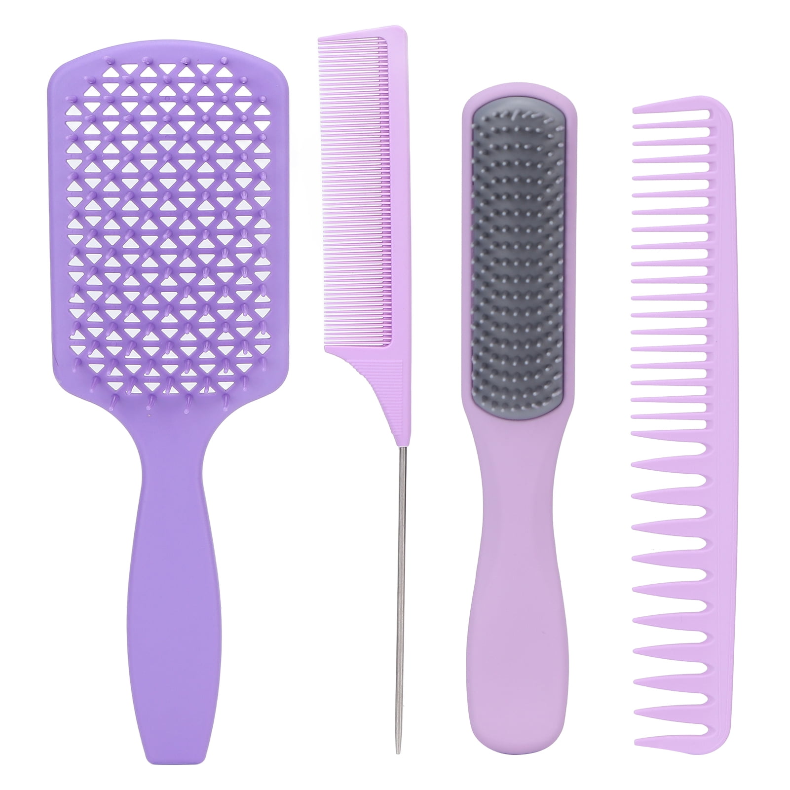 Hair Comb Set, Comfortable Grip Hair Brush Comb Set Avoid Hair Loss