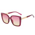 thumbnail image 2 of de de para Mujer de Diseñador 400 - Rosa + rosa amarillo 58x60mm Sunnimix Gafas de sol con montura Cat Eye para mujer, 2 of 8