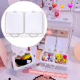 thumbnail image 6 of Desktop Storage Box Small Items Storage Container Save Space , Travel Case for Earrings Cosmetic Headbands Rings , Double, 6 of 8