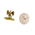 thumbnail image 4 of Escultura Resina Figura Estatua Reloj de Pared Reloj de Pared Redondo de Madera Madera Maciza Reloj Silencioso Material de Resina Único Adecuado para, 4 of 7