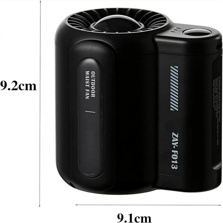 Outdoor Waist Mounted Fan 3個セット Rechargeable Shirt Fan Clip, Under Shirt Fan, 3-Speed Cool