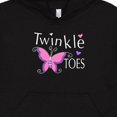 thumbnail image 3 of Inktastic Twinkle Toes Pretty Butterfly Youth Hoodie Sweatshirt, 3 of 4