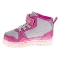 thumbnail image 4 of Disney Minnie Mouse High Top Sneakers Girls, Bow Detail Fashion Casual Wear  Canvas Ankle Support (Toddler Little Kid), Pink White, Size: 10, 4 of 9