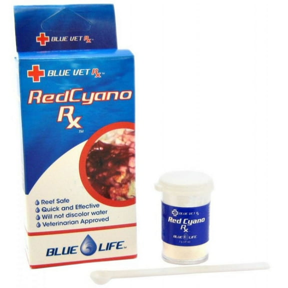 Blue Life Red Slime Control Rx [Aquarium Algaecides, Aquarium Reef Supplements, Aquarium Supplies] 0.21 oz (3 x 0.07 oz)