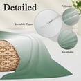 thumbnail image 3 of Dark Green Ombre Body Pillow Covers 20"x54", Modern Gradient Abstract Art Soft Brushed Microfiber Breathable Throw Pillow Covers, Decorative Pillowcase with Zipper for Couch Sofa Bedroom Living Room, 3 of 9