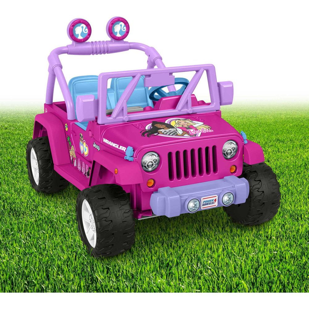 Barbie Jeep Wrangler Battery Powered Jeep Walmart Power Wheels