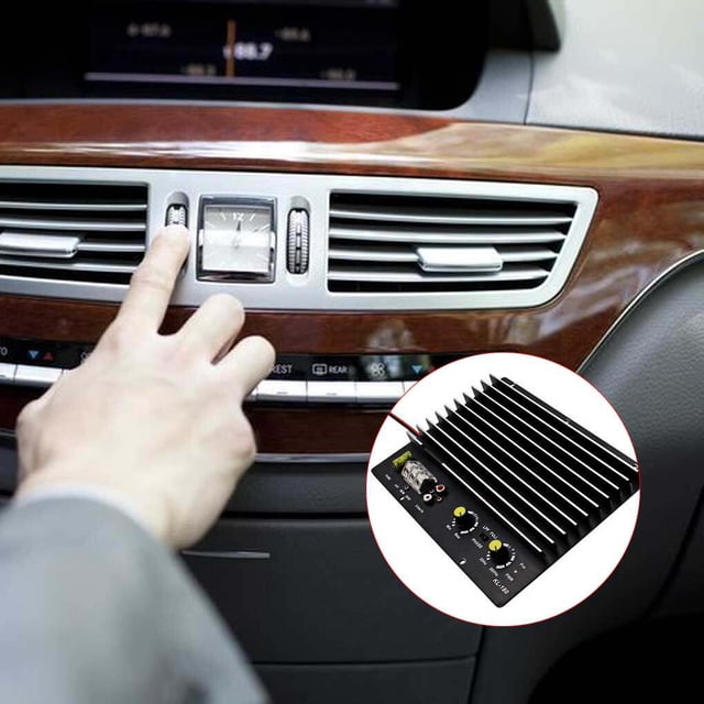 Langgg 1200W 12V Car Power Amplifier Automobile Subwoofer Audio Board Vehicle Mounted Music Player Speaker Playing Accessory