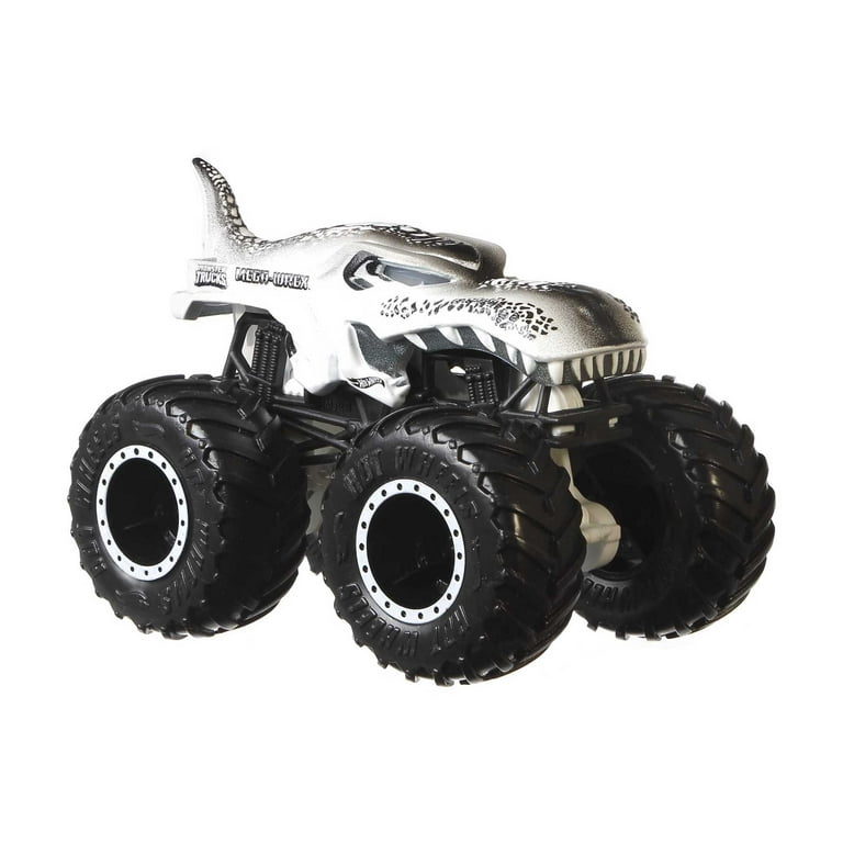 Hot Wheels Vehicle Set: 3 Monster Toy Trucks- Shark Wreak