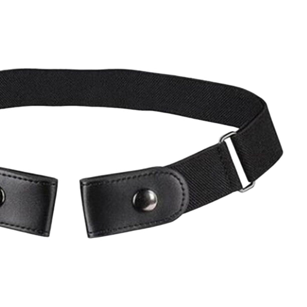Cinturón Elástico Sin Hebilla Para Mujeres/hombres Invisible, Con