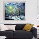 thumbnail image 3 of 5D nieve paisaje diamante pintura bordado DIY punto de cruz Home Decor Likrtyny Oficina Multiescena Multifunción, 3 of 8
