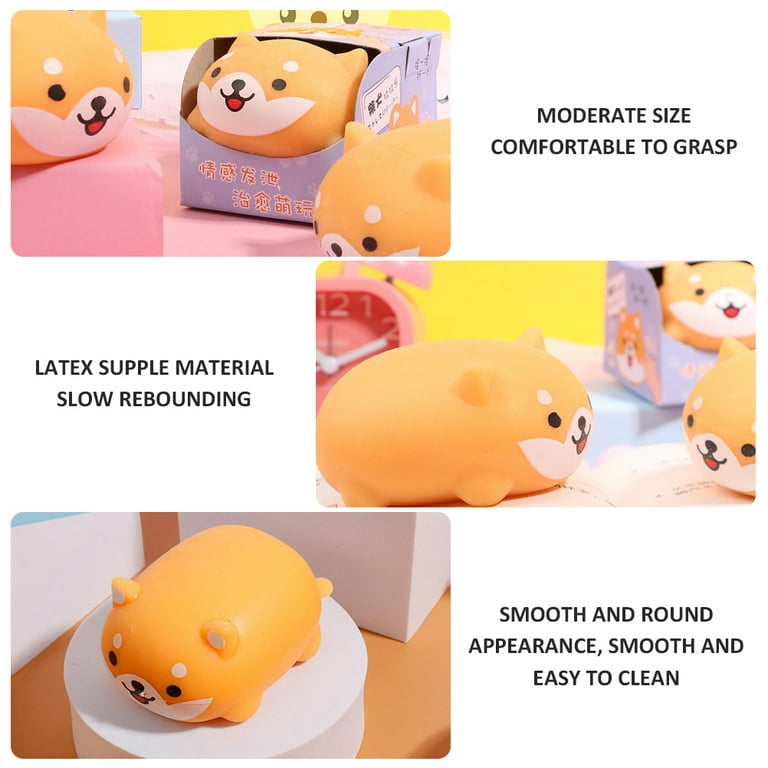 Fun Dog Toys Pet Kneading Decor Childrens Sound Latex Multi function Chew Pinch Music Decorate Emulsion