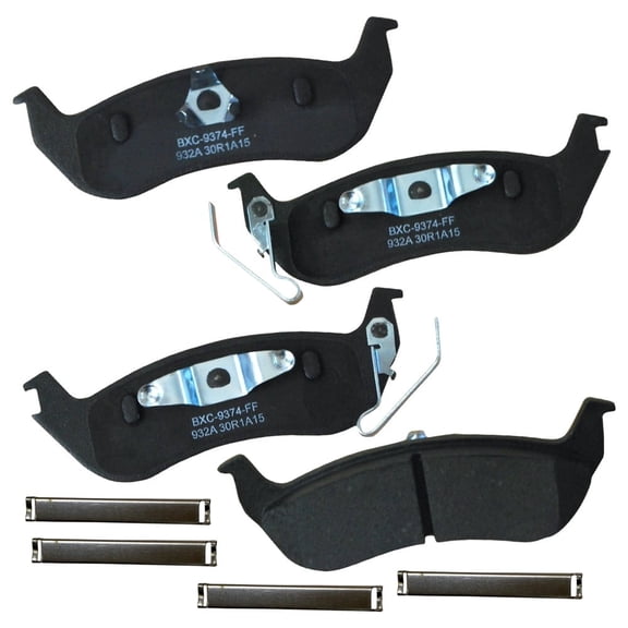 STOP SBC932A Stop Ceramic Brake Pad Fits select: 2010-2011 FORD RANGER, 2010 FORD CROWN VICTORIA POLICE INTERCEPTOR