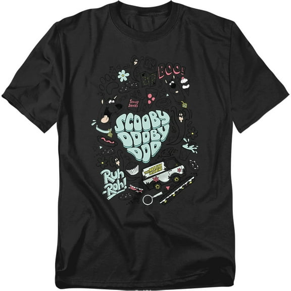 Scooby Doo! T-Shirt Scooby Doo Icon Collage Unisex Graphic Tee for Men & Women