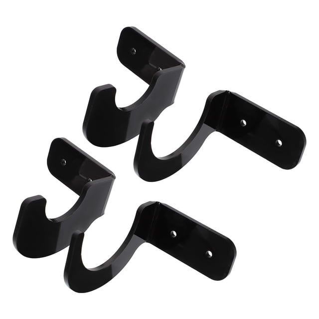 OUNONA 2Pairs Black Acrylic Softball Bat Display Rack Durable and Stylish Storage Solution